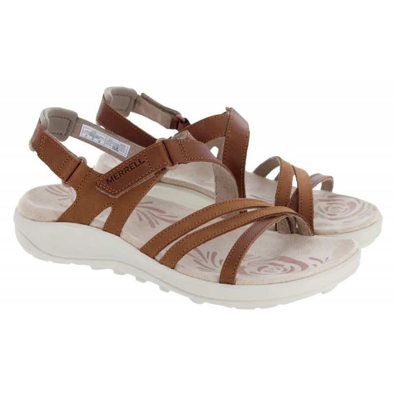 Merrell Harbor Backstrap Sandals Premium Leather Comfort Sandals